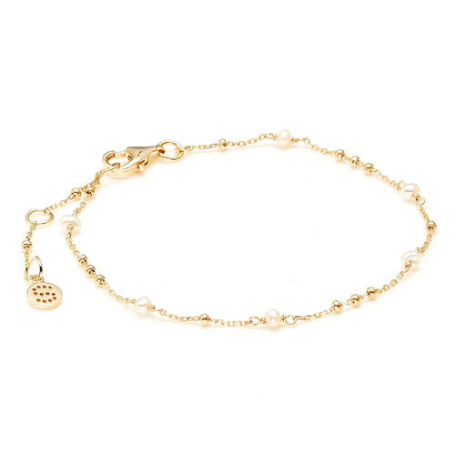 Silk & Steel Dotty Pearl Bracelet
